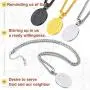 ChainsPro St. Benedict Necklace for Men, Catholic Medallion Pendant with Chain, Prayer Jewelry Gift, 18K Gold Plated/Stainless Steel (Send Gift Box) ChainsPro St. Benedict Necklace for Men, Catholic Medallion Pendant with Chain, Prayer Jewelry Gift, 18K Gold Plated/Stainless Steel (Send Gift Box)