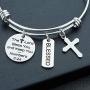 Religious Jewelry Christian Bracelet The Lord Bless You and Keep You - Numbers 6:24 Religious Jewelry Cross Bracelets for Women
