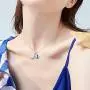 AOBOCO Urn Necklace for Ashes Sterling Silver Crescent Moon Pendant Cremation Memorial Keepsake Pendant with Blue Heart Crystal AOBOCO Urn Necklace for Ashes Sterling Silver Crescent Moon Pendant Cremation Memorial Keepsake Pendant with Blue Heart Crystal