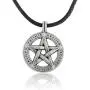 My Shape Supernatural Pentacle Pentagram Pendant Necklace Witch Protection Star Amulet Necklace Leather Rope Chain for Men Women My Shape Supernatural Pentacle Pentagram Pendant Necklace Witch Protection Star Amulet Necklace Leather Rope Chain for Men Women