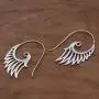 NOVICA Paisley Spiral .925 Sterling Silver Drop Earrings Winged Beauty NOVICA Paisley Spiral .925 Sterling Silver Drop Earrings Winged Beauty