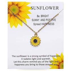 Sunflower Pinky Promise Bracelets Best Friend Long Distance Friendship Gifts for Women Teen Girls