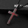 HZMAN Stainless Steel Russian Orthodox Cross Pendant Necklace for Men Women, NIKA, ICXC