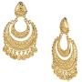 Bodha Traditional Indian 24K Gold Plated Traditional Chandelier Chandbali Gold Earrings for Women (SJ_1639)