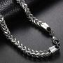 LuxglitterLin Miami Cuban Link Chain Necklace for Men Women 4mm to 6mm Wide 18''-30'' long Curb Chain Stainless Steel Hip Hop Jewelry