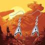 WSNANG Movie Earrings Movie Jewelry Gift for Trekkie Movie Inspired Jewelry Gift for Movie Fans