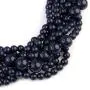 RIAH FASHION Braided Chunky Cluster Bead Bubble Statement Necklace - Multi Strand Twisted Colorful Twisted Ball Hammock Bib Collar Acrylic, Sparkly Crystal