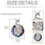 Phoenix Pendant Necklace for Women Sterling Silver Female Jewelry Gifts with Swarovski Crystal