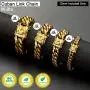 willtx Gold Cuban Link Chain Necklace or Bracelet for Men Boys Rapper Biker Hip Hop Jewelry Thick Curb Links with Design Box Clasp