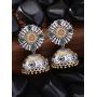 Aheli Tribal Muse Collection Oxidized Jhumki for Indian Women Ethnic Boho Dangle Earrings Fashion Jewelry