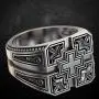 PikaLF Cross Ring for Men, Christian Religious Ring, Vintage Carved Band Rings, Retro Cross Totem Ring, Gothic Cross Amulet Ring, Punk Cross Signet Ring, Baptism Christian Jewelry Unique Gifts PikaLF Cross Ring for Men, Christian Religious Ring, Vintage Carved Band Rings, Retro Cross Totem Ring, Gothic Cross Amulet Ring, Punk Cross Signet Ring, Baptism Christian Jewelry Unique Gifts