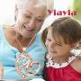 MAOFAED Yiayia Gift Grandmother Gift Yiayia Jewelry Grandma Necklace Birthday Gift for Grandma