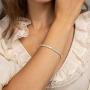PAVOI 14K Gold Plated Cubic Zirconia Classic Tennis Bracelet | Gold Bracelets for Women | 4mm CZ, Size 6.5-7.5 Inch