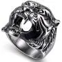 SAINTHERO Mens 316L Stainless Steel Ring Band Vintage Gothic Tribal Biker Tiger Head Rings Animal Design Silver/Black/Gold/Gold Black Size 7-13 SAINTHERO Mens 316L Stainless Steel Ring Band Vintage Gothic Tribal Biker Tiger Head Rings Animal Design Silver/Black/Gold/Gold Black Size 7-13
