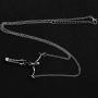 Tattooshe Skeleton Skull Necklace Gothic Pendant Men Women Biker Jewelry Human Silver Zombie Charm
