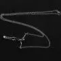 Tattooshe Skeleton Skull Necklace Gothic Pendant Men Women Biker Jewelry Human Silver Zombie Charm