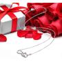 Infinity Necklaces for Women Sterling Silver Rose Necklaces Birthday Mothers Day Gifts for Mom Girlfriend Wife Daughter