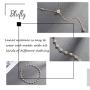 Blufly Layered Y Pendant Necklace Crystal Choker Beads Necklaces Lariat Long Necklace Chain jewelry for Women and Girls (GOLD)