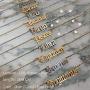 GIOLOYS 12 Constellations Zodiac Alphabet Pendant for Women Girls Personalized Birthday Gifts Stainless Steel Astrology Horoscope Zodiac Necklace