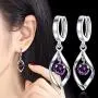 T.Y Sterling Silver Jewelry Set,18k White Gold Plated,Pendant Necklace,and Earrings Set,Comfortable,Delicate Design,Gorgeous Style,Ideal Gift(11 Color) T.Y Sterling Silver Jewelry Set,18k White Gold Plated,Pendant Necklace,and Earrings Set,Comfortable,Delicate Design,Gorgeous Style,Ideal Gift(11 Color)