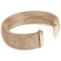 | ELYA Womens Rose Gold Stainless Steel Mesh Cuff Bracelet | ELYA Womens Rose Gold Stainless Steel Mesh Cuff Bracelet