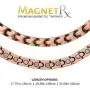 MagnetRX® Copper Magnetic Therapy Necklace - Ultra Strength Magnetic Necklace for Pain Relief and Healing - 99.9% Pure Copper Necklace with Magnets (21.50 Inches, Style: Classic) MagnetRX® Copper Magnetic Therapy Necklace - Ultra Strength Magnetic Necklace for Pain Relief and Healing - 99.9% Pure Copper Necklace with Magnets (21.50 Inches, Style: Classic)