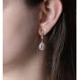 A+O Elegant Teardrop Cubic Zirconia Crystal Earrings in Silver, Gold, Rose Gold