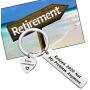 FAADBUK Retirement Keychain Retired 2021 Not My Problem Anymore Jewelry Enjoy Retirement Gift for Coworker Employee Boss