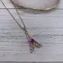Eiffel Tower Necklace for Girls / Women - Girls Paris Jewelry - Rose Gold Paris Souvenir Gifts for Women - Champagne Paris Eiffel Tower Jewelry for Girls / Women - Valentine / Birthday Gift for Girlfriend - Mall of Style