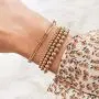 Reoxvo 18K Gold Plated Bracelets for Women | Stainless Steel Gold Beaded Stretch Bracelets Set Reoxvo 18K Gold Plated Bracelets for Women | Stainless Steel Gold Beaded Stretch Bracelets Set