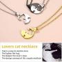 GOLDCHIC JEWELRY Stainless Steel/18k Gold Plated Mens Womens Yin Yang Necklace,Matching Necklaces for Couples/Mother Daugther/Best Friends,Couple/Mom Necklace