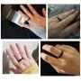 Shuremaster 4mm 6mm 8mm 10mm Tungsten Ring Wedding Band for Women Men Bevel Edges Brushed Comfort Fit Size 4-15