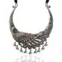 Sansar India Boho Tribal Peacock Hasli Choker Torque Indian Necklace Jewelry for Women Sansar India Boho Tribal Peacock Hasli Choker Torque Indian Necklace Jewelry for Women