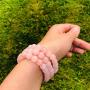 Ollie West Set of 3 Crystal Bracelets - Healing Crystals, Energy, Worry Stone, Triple Protection Bracelets