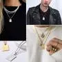 GOLDCHIC JEWELRY Unisex Allah Necklace Haram, 18K Gold Plated/Platinum Plated Iced Out/Oval/Square Mashallah Allah Arabic Islamic Muslim Jewelry with Gift Box GOLDCHIC JEWELRY Unisex Allah Necklace Haram, 18K Gold Plated/Platinum Plated Iced Out/Oval/Square Mashallah Allah Arabic Islamic Muslim Jewelry with Gift Box