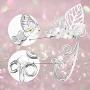 Elf Ears Cosplay Cuffs Earrings Christmas, POPGRAT No Piercing Clip on Silver Cuff Fairy Earrings Wrap Handmade Jewelry Costume Accessories for Women Girls Kids Adults - Fantasy Fairy Costume Wedding