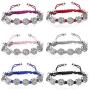 Finrezio 6 PCS Saint Benedict Cord Bracelets for Women Men Evil Protection Medal Rosary Bracelet Set Catholic Gifts Religious Jewelry