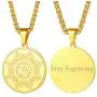 FaithHeart Buddha Necklace Yogi Jewelry Customize Available, Stainless Steel/Sterling Silver Gotama Siddhattha Head Women Men Buddhism Lotus Pendant Necklace (Send Gift Box)