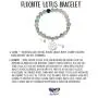 Lotus Crystal Fluorite Healing Energy Bead Bracelet for Women Stainless Steel and Alloy Lotus Crystal Fluorite Healing Energy Bead Bracelet for Women Stainless Steel and Alloy