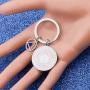 WUSUANED 1 2 3 Years Recovery AA Symbol Keychain Sobriety Keychain Addiction Recovery Gift Alcoholics Anonymous Sobriety Gift