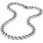 Urban Jewelry Mens Powerful Stainless Steel Chain Necklace Ultra Thick Wide (Silver,11 mm Width, 19,21,23 Inches)