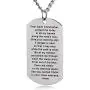 ZJFHTD St Christopher Saint Michael Archangel Dog Tag Necklace Protect Us Religious Travelers Prayer-C13 ZJFHTD St Christopher Saint Michael Archangel Dog Tag Necklace Protect Us Religious Travelers Prayer-C13