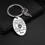 Daughter Son Gifts Keychain from Mom Dad- Birthday Christmas Day Present to Teen Girls- I Will Love You Forever -Family Pendant Charm Mothers Day Wedding for Mama Gifts Graduation
