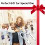 TOGON Couple Keychain Set His Crazy Her Weirdo Promise Jewelry Gift Wedding Gift for Lover Boyfriend Girlfriend 2pcs