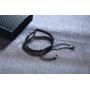 Handmade Braided Rope Satanic Symbol Sigil of Lucifer Charm Bracelets Seal of Satan Jewelry
