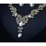Hamer Prom Costume Jewelry for Women Crystal Choker Pendant Statement Chain Charm Necklace and Earrings Wedding Jewelry Sets for Brides Hamer Prom Costume Jewelry for Women Crystal Choker Pendant Statement Chain Charm Necklace and Earrings Wedding Jewelry Sets for Brides