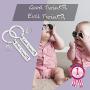 Twin Jewelry Set of 2 Good Twin Evil Twin Keychain Sister Brother Gift Cross Keychain for Twins(Good Evil Twin-KR)