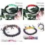 Qiaoqiao 7 Pack 7 Chakras Aromatherapy Essential Oil Diffuser Bracelet Lava Rock Bead Bracelets Semi Precious Gem Stress Relief Yoga Beads Elastic Bracelet Jewelry for Men Women Gift Qiaoqiao 7 Pack 7 Chakras Aromatherapy Essential Oil Diffuser Bracelet Lava Rock Bead Bracelets Semi Precious Gem Stress Relief Yoga Beads Elastic Bracelet Jewelry for Men Women Gift