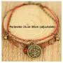 Speyst Twelve Constellations Hand-Woven Ethnic Wind Chimes Ceramic Anklet