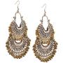 Zephyrr Fashion Turkish Style Beaded Chandbali Earrings Statement Jewelry for Women (JAE-970)